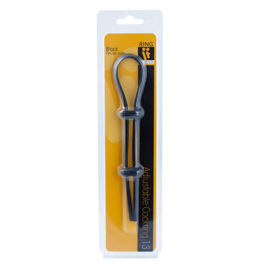 Ring It No. 13 Adjustable Cockring Zwart