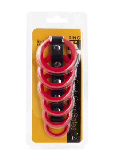 Ring It No. 14 Cock Gear Gates Rood/Zwart