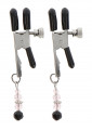 Taboom Adjustable Clamps With Beads Zilver
