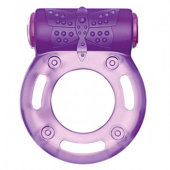 Lovetoy Couples Ring Vibrating Cockring Paars
