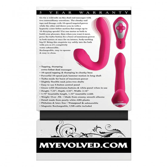 Evolved Buck Wild Dual Ended Stimulator Roze