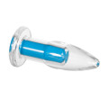 Gender X Electric Blue Buttplug Transparant