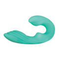 Gender X Strapless Sea Shell Vibrating Strapless Strap On Turquoise