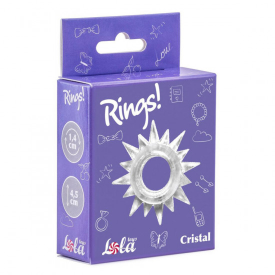 Lola Toys Cristal Cockring Transparant