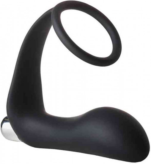 Fantastic Vibrating Anal Plug With Cockring