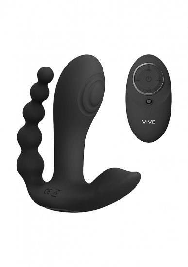 VIVE - Kata - Dubbele Penetratie Vibrator zwart
