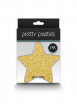 Pretty Pasties Glitter Ster Zwart/Goud