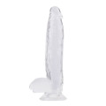 Bang It Real Dildo No. 17 Met Ballen Transparant