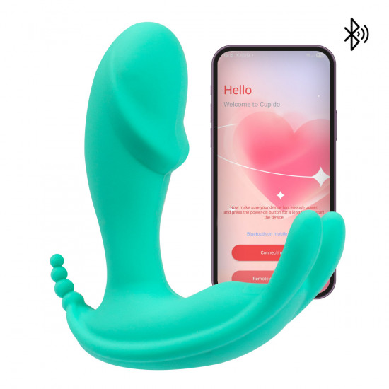 Cupido App Controlled 2615 Koppels Vibrator Cyaan