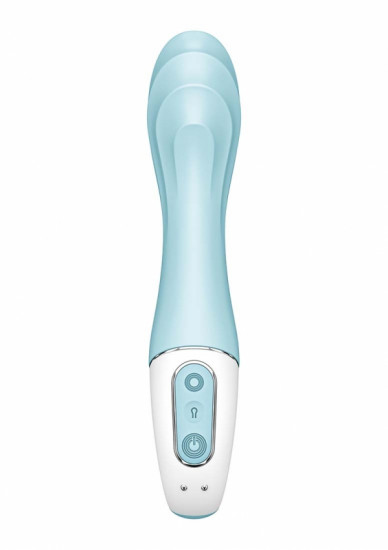 Satisfyer Air Pump 5 Opblaasbare Vibrator Lichtblauw