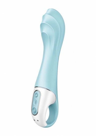 Satisfyer Air Pump 5 Opblaasbare Vibrator Lichtblauw