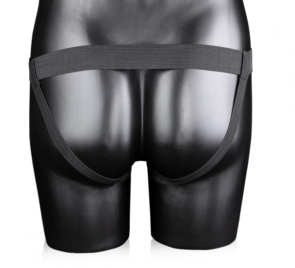 Ouch! Hollow Strap-On Twisted Zwart