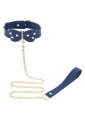 Taboom Siliconen Halsband En Riem Blauw