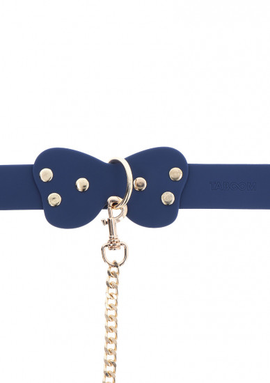 Taboom Siliconen Halsband En Riem Blauw