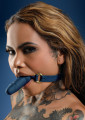 Taboom Siliconen Penis Gag Blauw