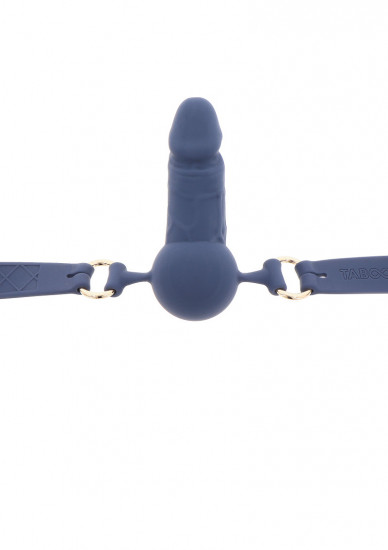 Taboom Siliconen Penis Gag Blauw
