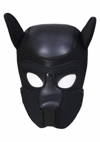 Ouch! Puppy Hood Masker Zwart