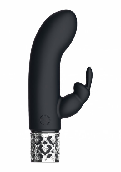 Royal Gems Dazzling Rabbit Vibrator Zwart