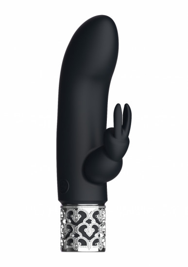 Royal Gems Dazzling Rabbit Vibrator Zwart