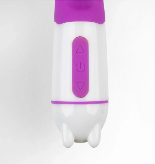 Happy Bunny Rabbit Vibrator Paars