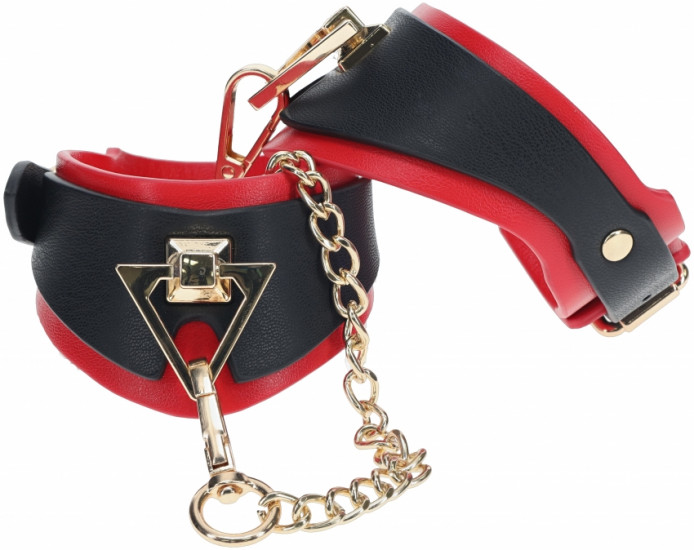 Ouch! Milan Handboeien Zwart/Rood