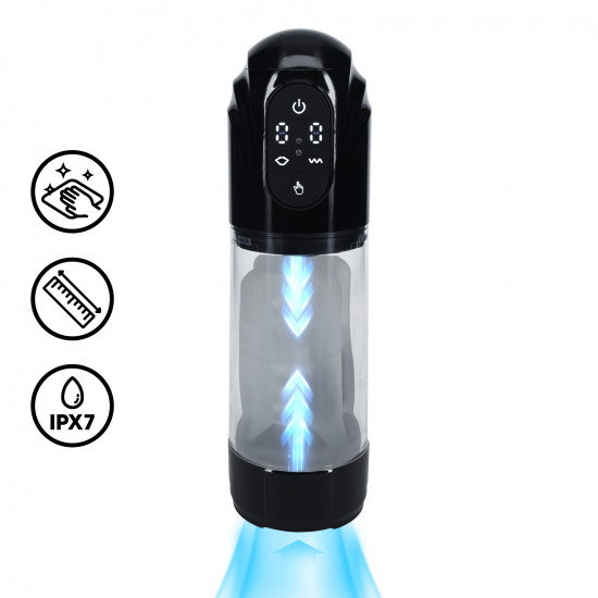 Pumped Tecnothrust Masturbator Pump Zwart