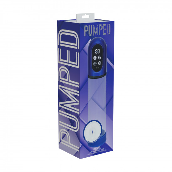 Pumped Engage Masturbator Pump Metellic Blue