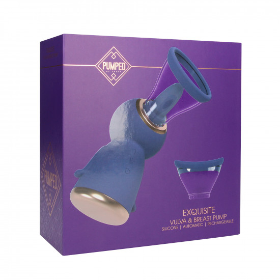 Pumped Exquisite Vulva & Breast Pump Paars