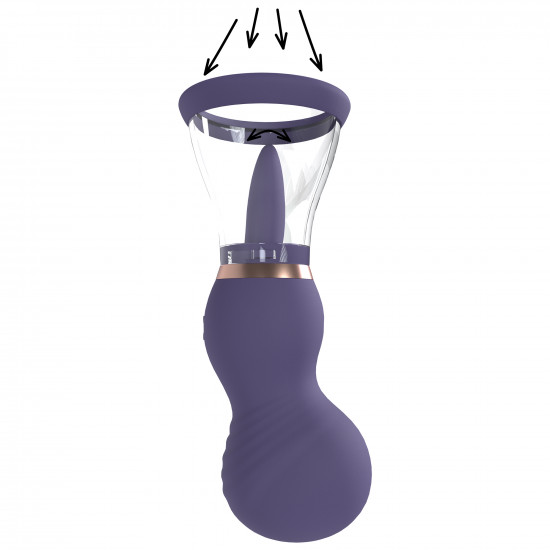 Pumped Sensual Vulva & Breast Pump Paars