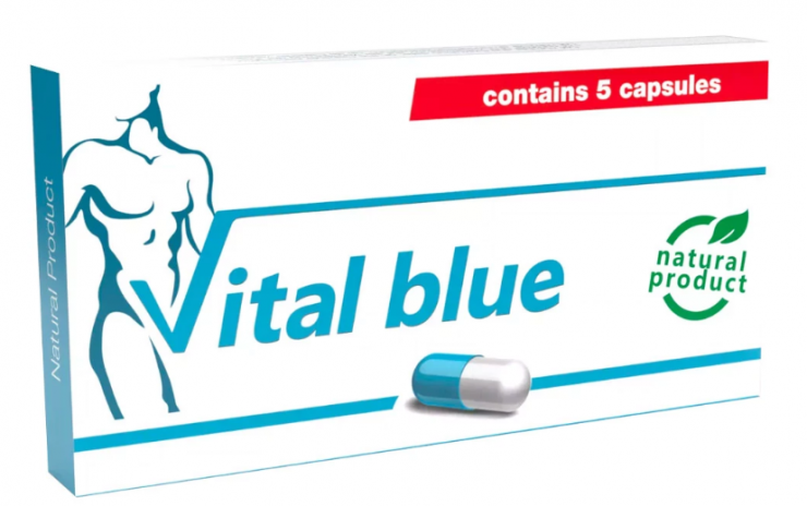 Vital Blue Libido Capsules 15 stuks