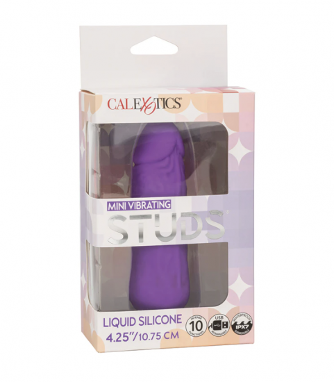 Calexotics Mini Vibrating Studs Paars