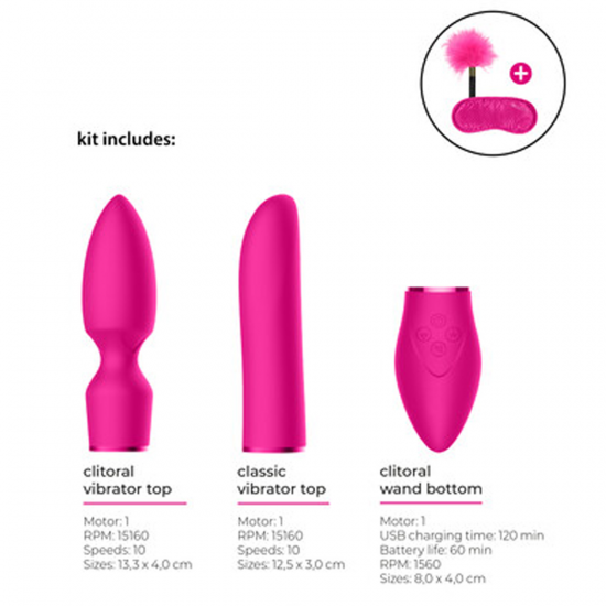 Switch #04 Vibrator Set Roze