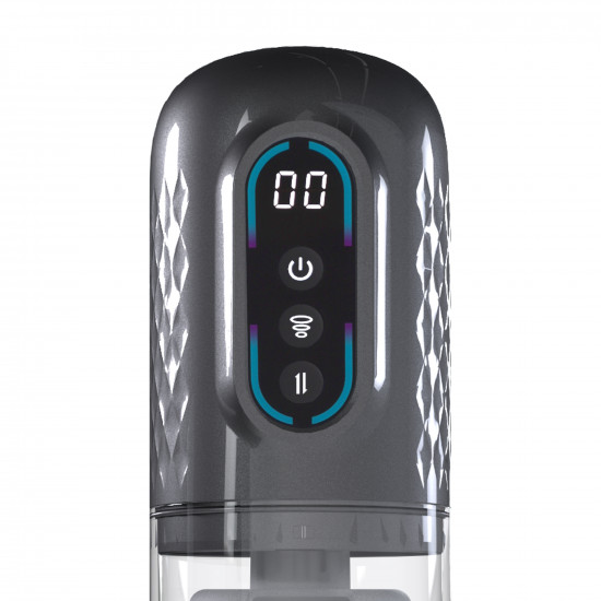 Pumped Vortex Masturbator Pump Gun Metal