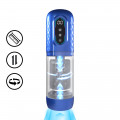 Pumped Vortex Masturbator Pump Metallic Blue