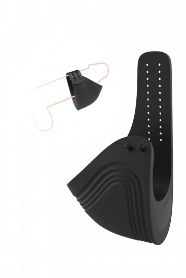 Ramrod Adjustable Vibrating Cockring With Remote