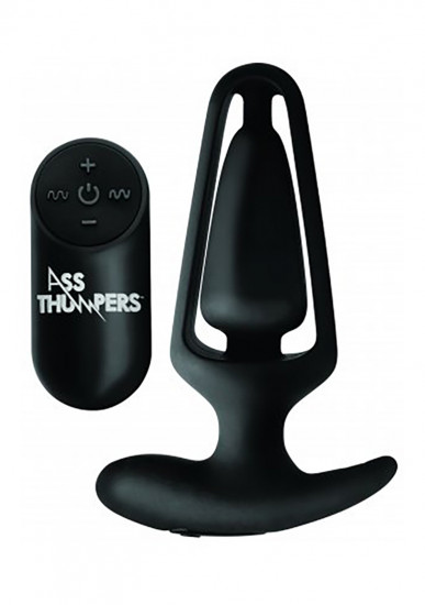 Ass Thumpers 7x Hollow Buttplug Zwart