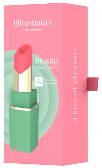 Womanizer - Beauty Roze/Groen – Lipstick Luchtdruk Vibrator