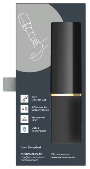 Womanizer - Beauty Zwart – Lipstick Luchtdruk Vibrator