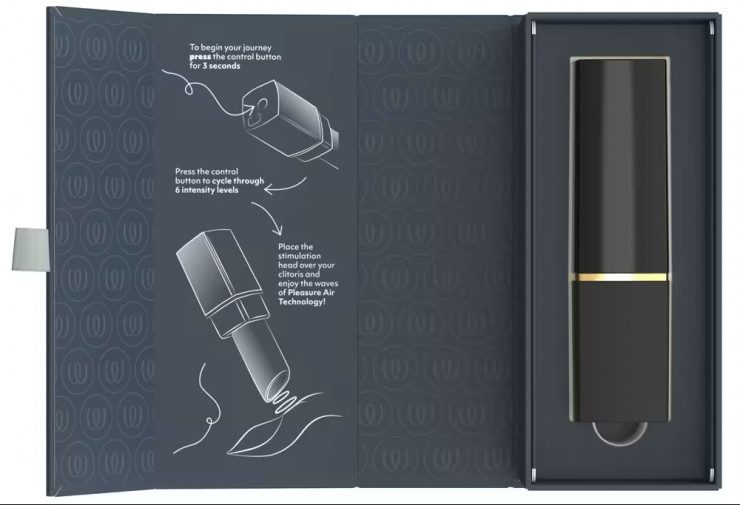 Womanizer - Beauty Zwart – Lipstick Luchtdruk Vibrator