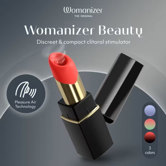 Womanizer - Beauty Zwart – Lipstick Luchtdruk Vibrator