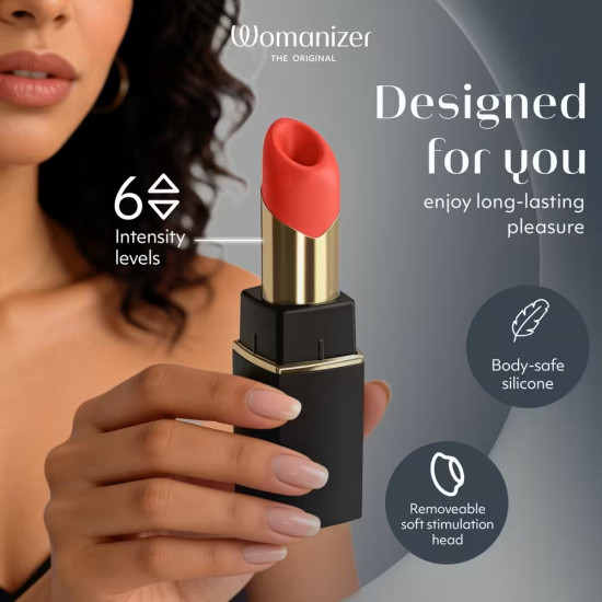 Womanizer - Beauty Zwart – Lipstick Luchtdruk Vibrator