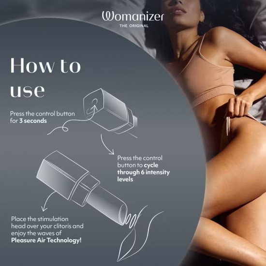 Womanizer - Beauty Zwart – Lipstick Luchtdruk Vibrator