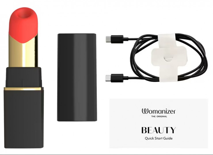 Womanizer - Beauty Zwart – Lipstick Luchtdruk Vibrator