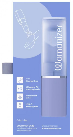Womanizer - Beauty Lila – Lipstick Luchtdruk Vibrator