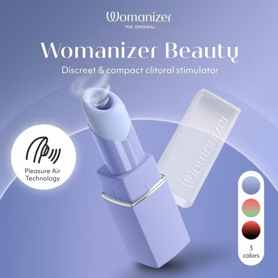 Womanizer - Beauty Lila – Lipstick Luchtdruk Vibrator