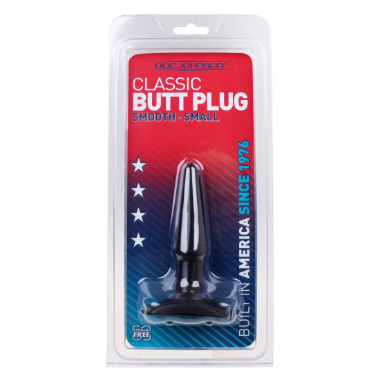 Classic Medium Buttplug Zwart Small