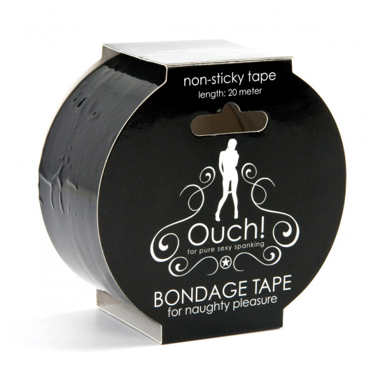 Ouch! Bondage Tape 20 Meter Zwart