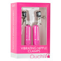 Ouch! Vibrating Nipple Clamps Tepelklemmen Roze