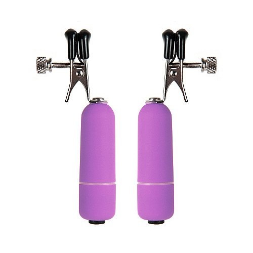 Ouch! Vibrating Nipple Clamps Tepelklemmen Paars
