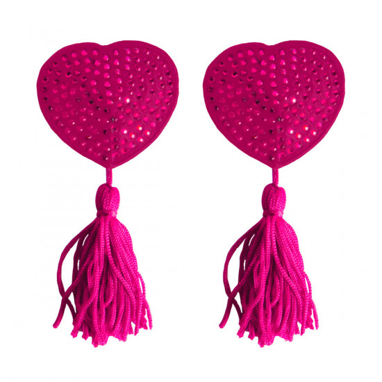 Ouch! Nipple Tassels Heart Roze